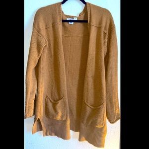 Women’s camel cardigan